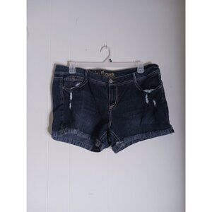 Wallflower Distressed Denim Shorts Plus Size Women's Size 20 (42x4)